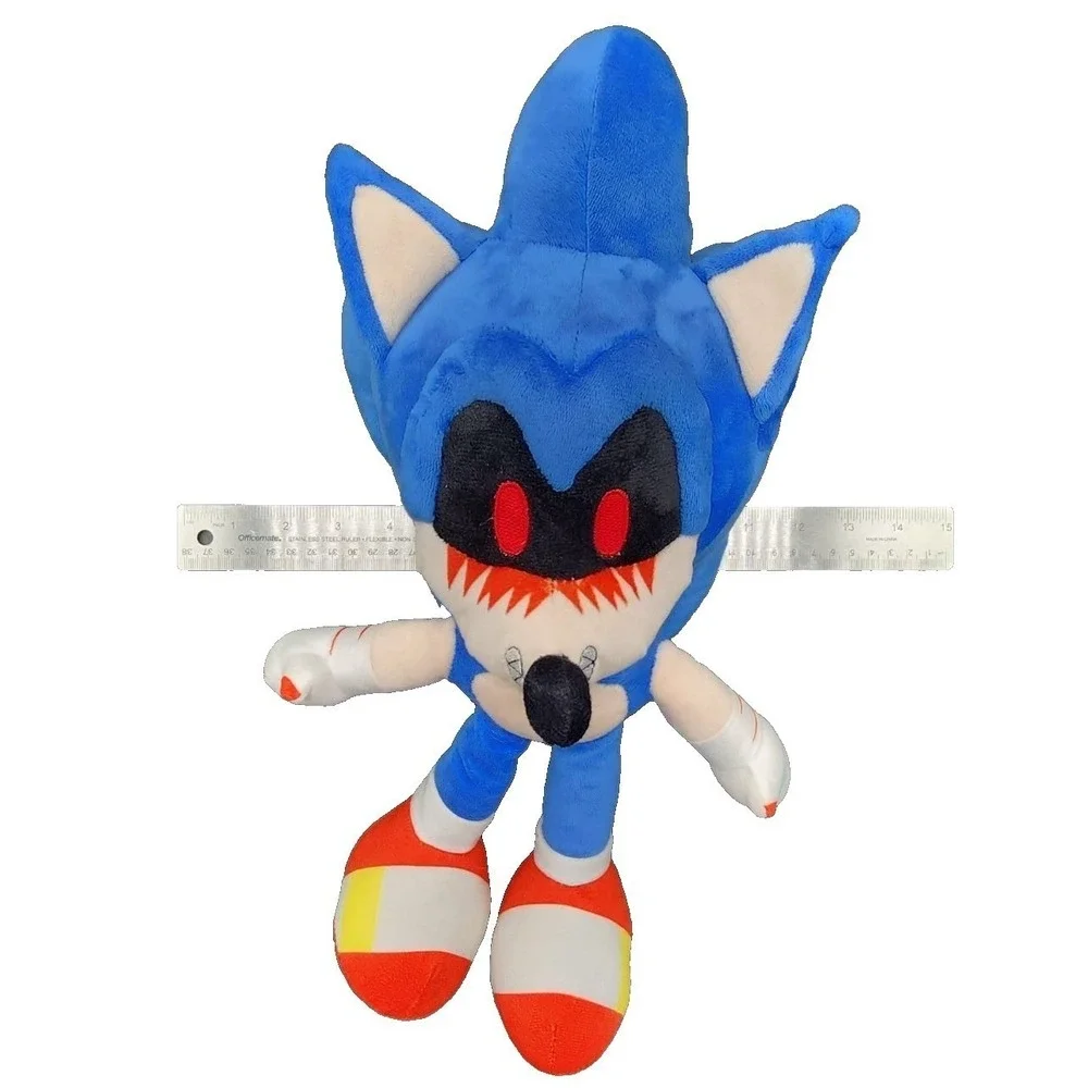Sonic.exe Plush Blue Creepypasta Horror Gaming Stuffed‎ Toy Hedgehog Sega READ